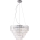 MAXLIGHT P0260 - Lestenec na vrvici MONACO 15xG9/40W/230V pr. 60 cm sijajni krom