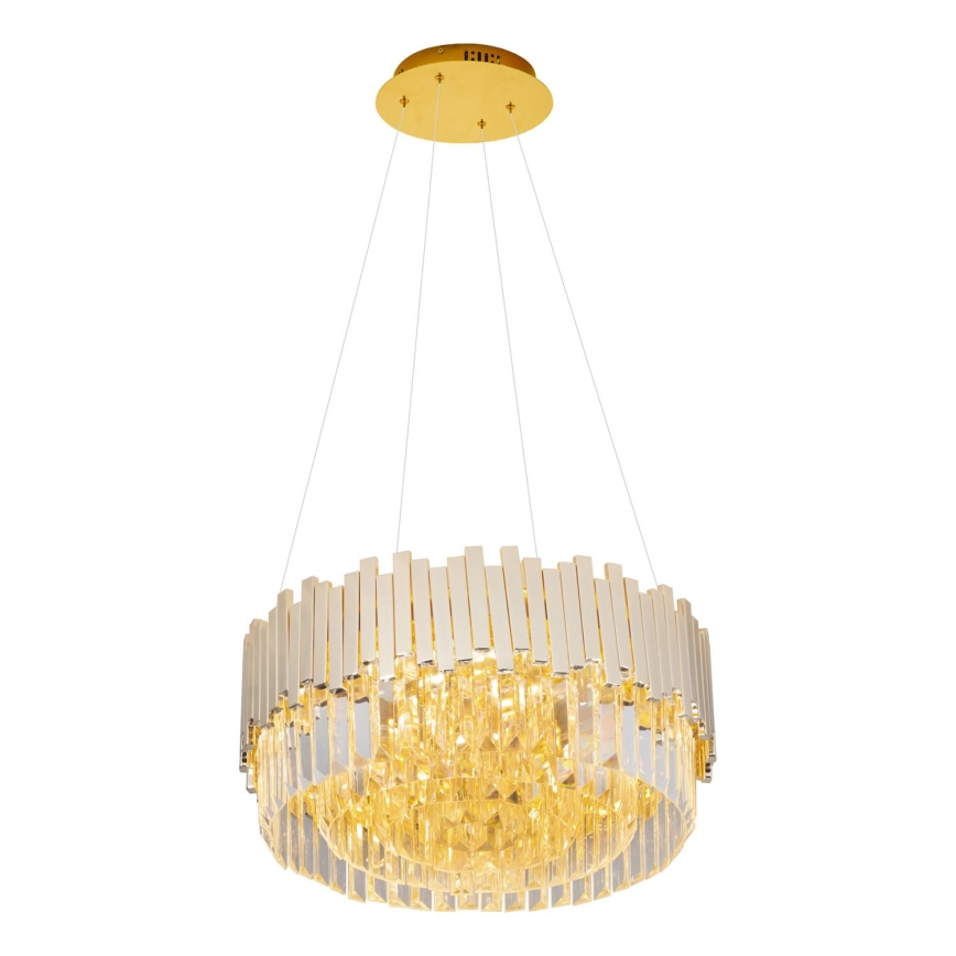 MAXLIGHT P0368 - Lestenec na vrvici TREND 8xE14/40W/230V pr. 45 cm zlata
