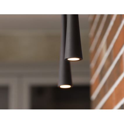 MAXLIGHT P0373 - LED Lestenec na vrvici KAVA LED/7W/230V pr. 3 cm črna