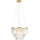MAXLIGHT P0423 - Lestenec na vrvici MONACO 9xG9/40W/230V pr. 42 cm zlata