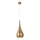 MAXLIGHT P0436 - Lestenec na vrvici DROP 1xE27/40W/230V pr. 20 cm zlata