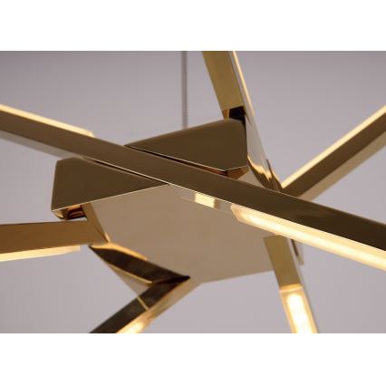 MAXLIGHT P0457 - LED Lestenec na vrvici PAJEK LED/33W/230V zlata