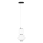 MAXLIGHT P0467 - LED Lestenec na vrvici AKIKO LED/16W/230V pr. 20 cm bela