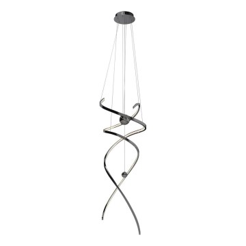 MAXLIGHT P0500D - LED Zatemnitveni lestenec na vrvici RITZ LED/100W/230V pr. 60 cm CRI 90 črna
