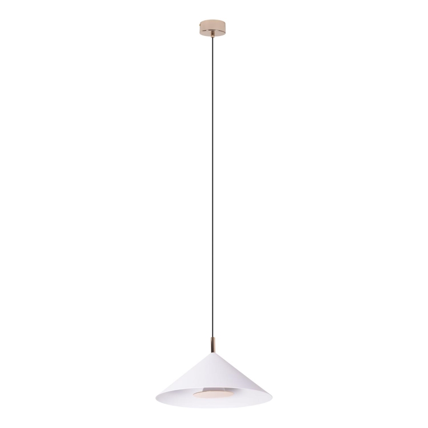 MAXLIGHT P0505 - LED Lestenec na vrvici VULCANO LED/5W/230V pr. 30,5 cm bela