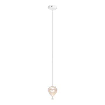MAXLIGHT P0527 - LED Lestenec na vrvici PALLONCINI 2xLED/3W/230V pr. 12 cm prozorna