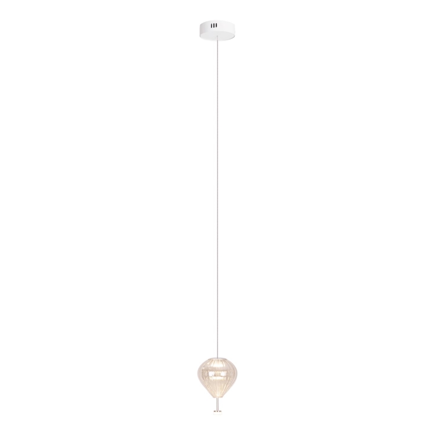 MAXLIGHT P0527 - LED Lestenec na vrvici PALLONCINI 2xLED/3W/230V pr. 12 cm prozorna