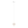 MAXLIGHT P0527 - LED Lestenec na vrvici PALLONCINI 2xLED/3W/230V pr. 12 cm prozorna