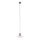 MAXLIGHT P0532 - LED Lestenec na vrvici SIGNATURE LED/8W/230V pr. 22 cm medenina/prozorna