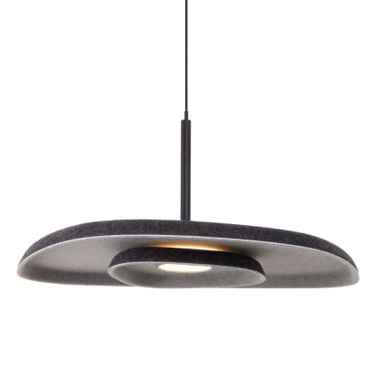 MAXLIGHT P0560 - LED Lestenec na vrvici DEUX LED/5W/230V črna