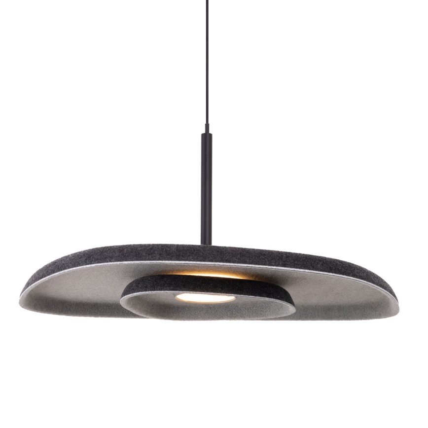 MAXLIGHT P0560 - LED Lestenec na vrvici DEUX LED/5W/230V črna