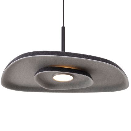 MAXLIGHT P0560 - LED Lestenec na vrvici DEUX LED/5W/230V črna