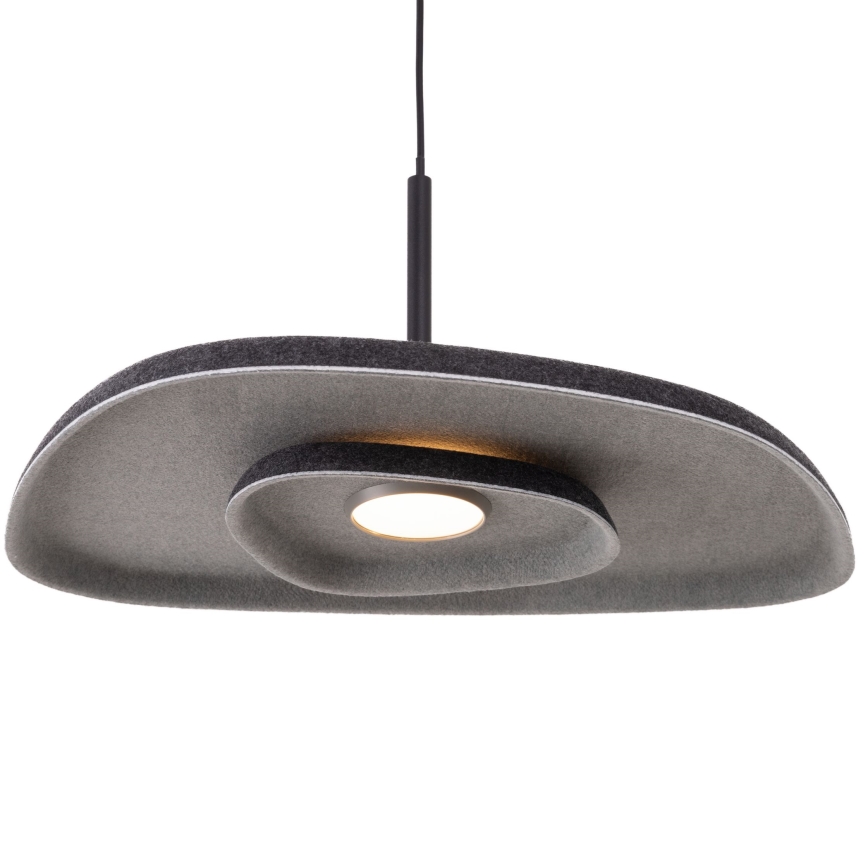 MAXLIGHT P0560 - LED Lestenec na vrvici DEUX LED/5W/230V črna