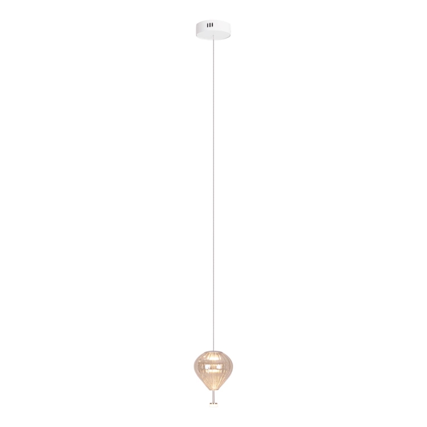 MAXLIGHT P0575 - LED Lestenec na vrvici PALLONCINI 2xLED/3W/230V pr. 12 cm bež