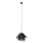 MAXLIGHT P0580 - Lestenec na vrvici AMALFI 1xE27/15W/230V pr. 45 cm črna