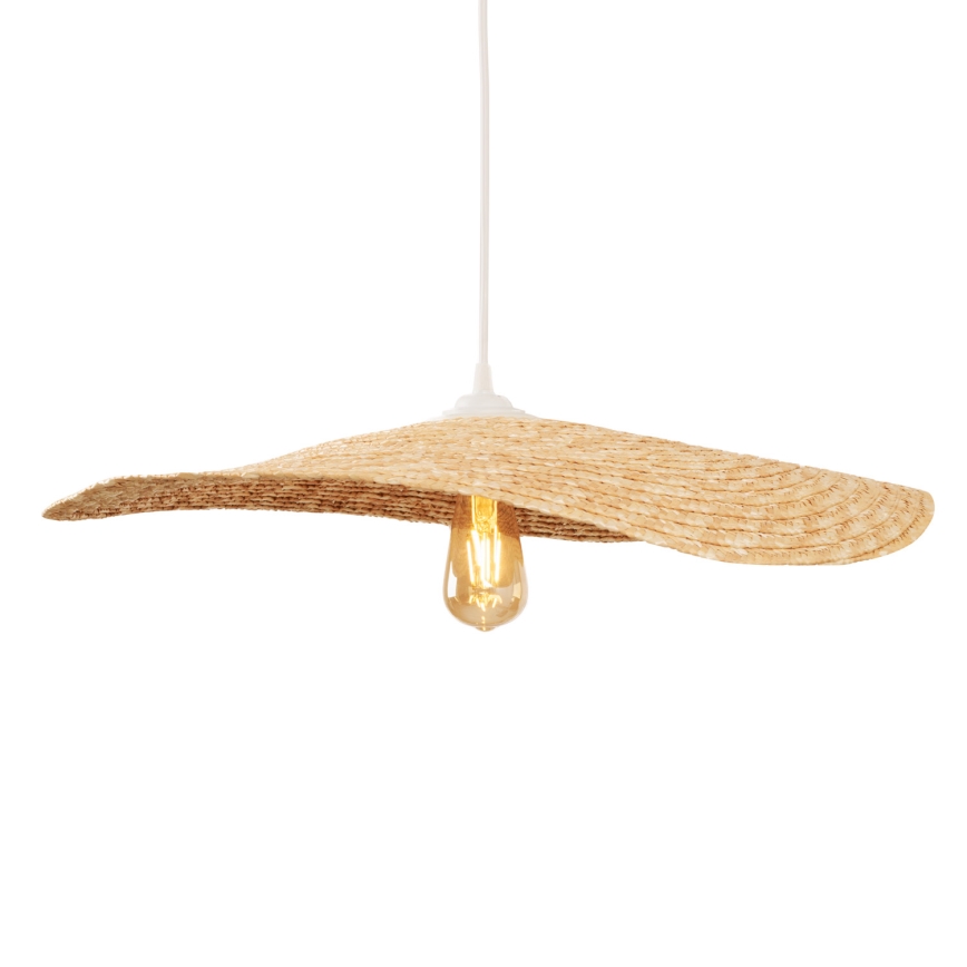 MAXLIGHT P0581 - Lestenec na vrvici NAP 1xE27/15W/230V pr. 60 cm bež