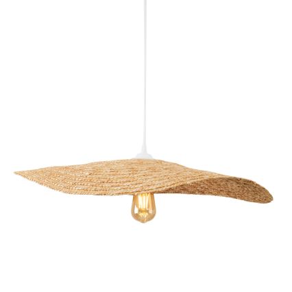 MAXLIGHT P0581 - Lestenec na vrvici NAP 1xE27/15W/230V pr. 60 cm bež