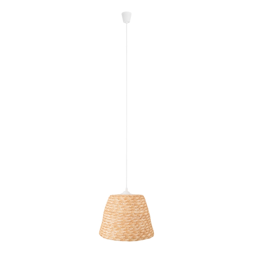 MAXLIGHT P0582 - Lestenec na vrvici POT 1xE27/15W/230V pr. 30 cm bež