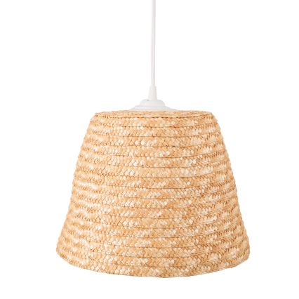 MAXLIGHT P0582 - Lestenec na vrvici POT 1xE27/15W/230V pr. 30 cm bež