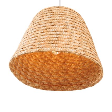 MAXLIGHT P0582 - Lestenec na vrvici POT 1xE27/15W/230V pr. 30 cm bež