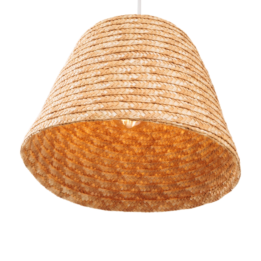 MAXLIGHT P0582 - Lestenec na vrvici POT 1xE27/15W/230V pr. 30 cm bež