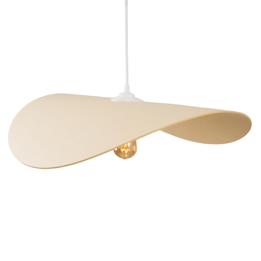 MAXLIGHT P0585 - Lestenec na vrvici PAN 1xE27/15W/230V pr. 60 cm krem barva