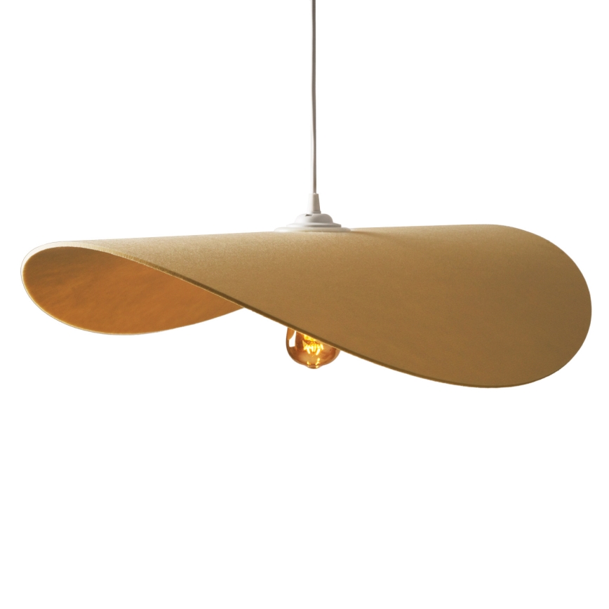 MAXLIGHT P0585 - Lestenec na vrvici PAN 1xE27/15W/230V pr. 60 cm krem barva