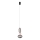 MAXLIGHT P0591 - LED Lestenec na vrvici BORA LED/10W/230V pr. 22 cm bela/črna