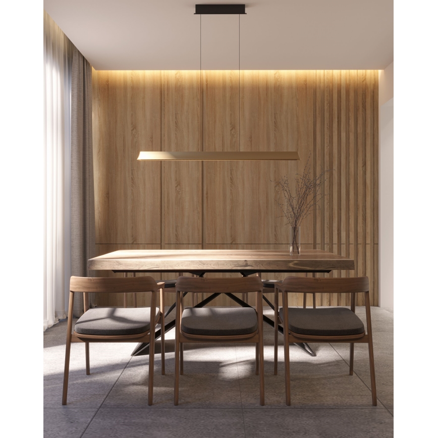 MAXLIGHT P0594 - LED Zatemnitveni lestenec na vrvici JO-JO LED/38W/230V 2700/4500/5500K medenina