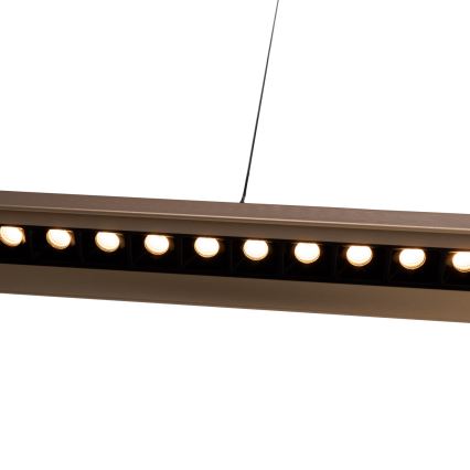 MAXLIGHT P0594 - LED Zatemnitveni lestenec na vrvici JO-JO LED/38W/230V 2700/4500/5500K medenina