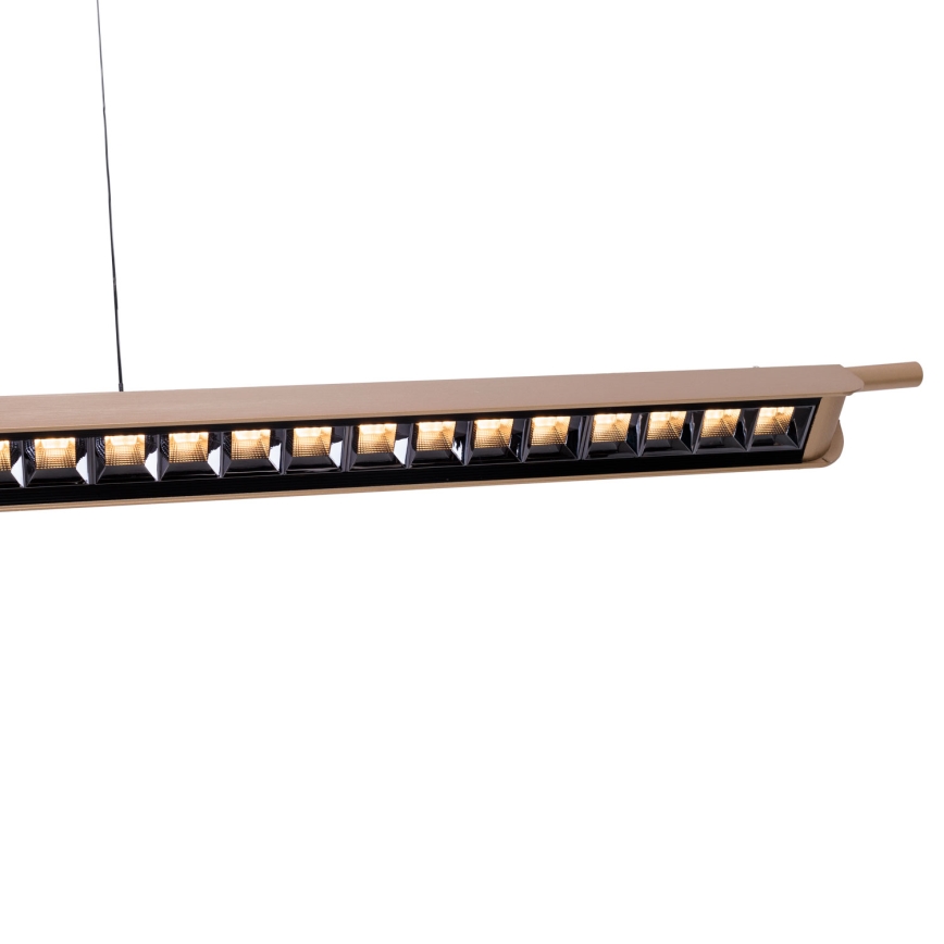 MAXLIGHT P0596 - LED Zatemnitveni lestenec na vrvici JO-JO LED/40W/230V 2700/4500/5500K medenina