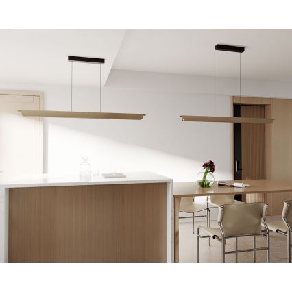 MAXLIGHT P0596 - Zatemljiv LED lestenec na kablu JO-JO LED/40W/230V 2700/4500/5500K zlata