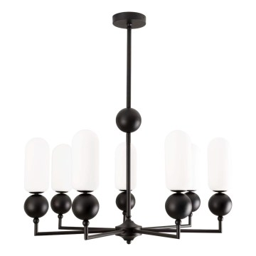 MAXLIGHT P0632 - Lestenec na palici NOVA, 7xG9/7W/230V, premer 70 cm, črna