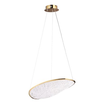 MAXLIGHT P0637D - LED lestenec na kablu EMPIRE LED/17W/230V v zlati barvi