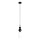 MAXLIGHT P0641 - Viseča svetilka na kablu NOVA 1xG9/12W/230V premer 12 cm črna