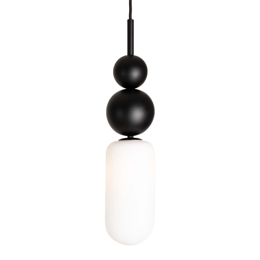 MAXLIGHT P0641 - Viseča svetilka na kablu NOVA 1xG9/12W/230V premer 12 cm črna