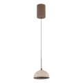 MAXLIGHT P0666 - LED lestenec na vrvici CUCCINA LED/57W/230V premer 15 cm bež