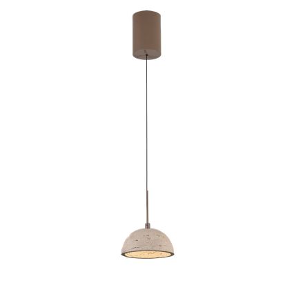 MAXLIGHT P0666 - LED lestenec na vrvici CUCCINA LED/57W/230V premer 15 cm bež