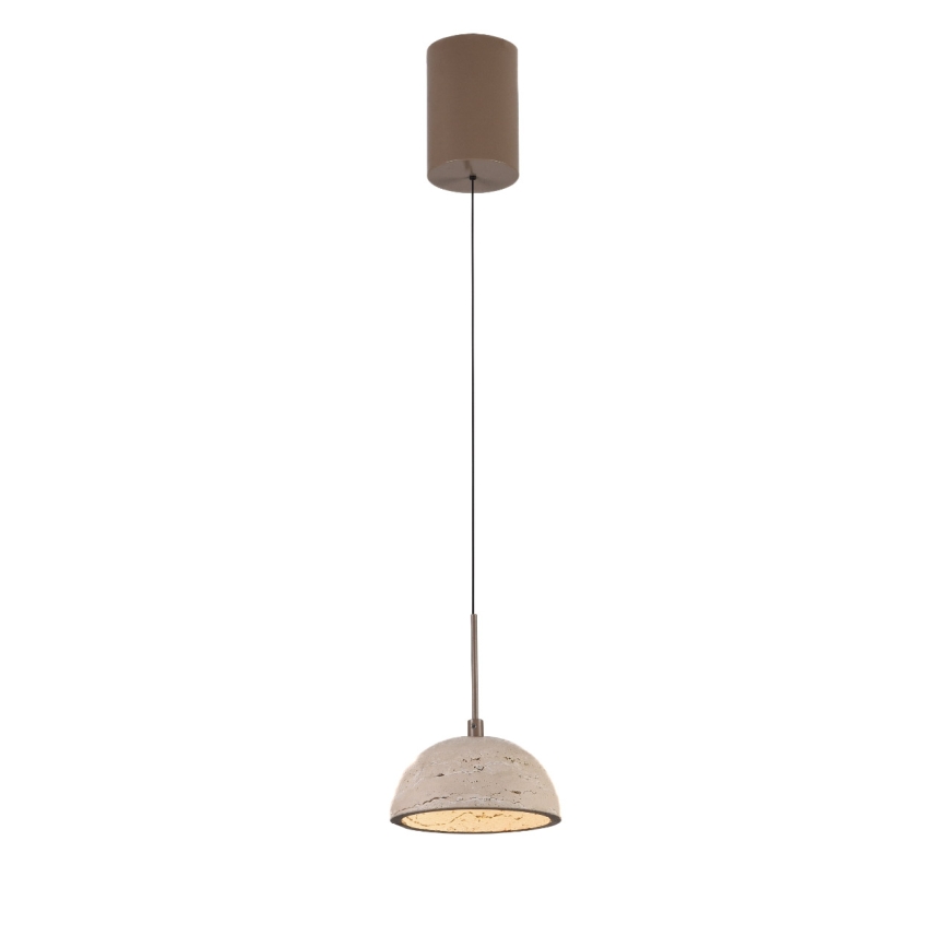 MAXLIGHT P0666 - LED lestenec na vrvici CUCCINA LED/57W/230V premer 15 cm bež
