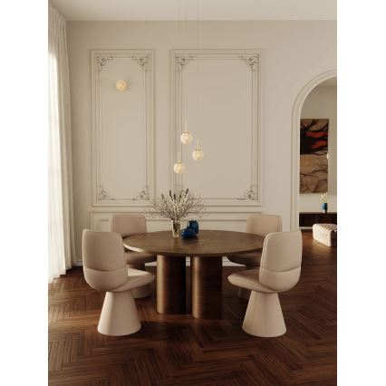MAXLIGHT P0679 - Lestenec na kablu RITA 1xG9/5W/230V, premer 12 cm, zlata