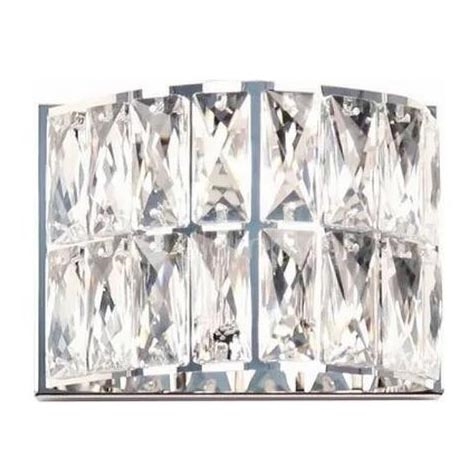 MAXLIGHT W0204 - Stenska svetilka DIAMANTE 1xG9/42W/230V sijajni krom