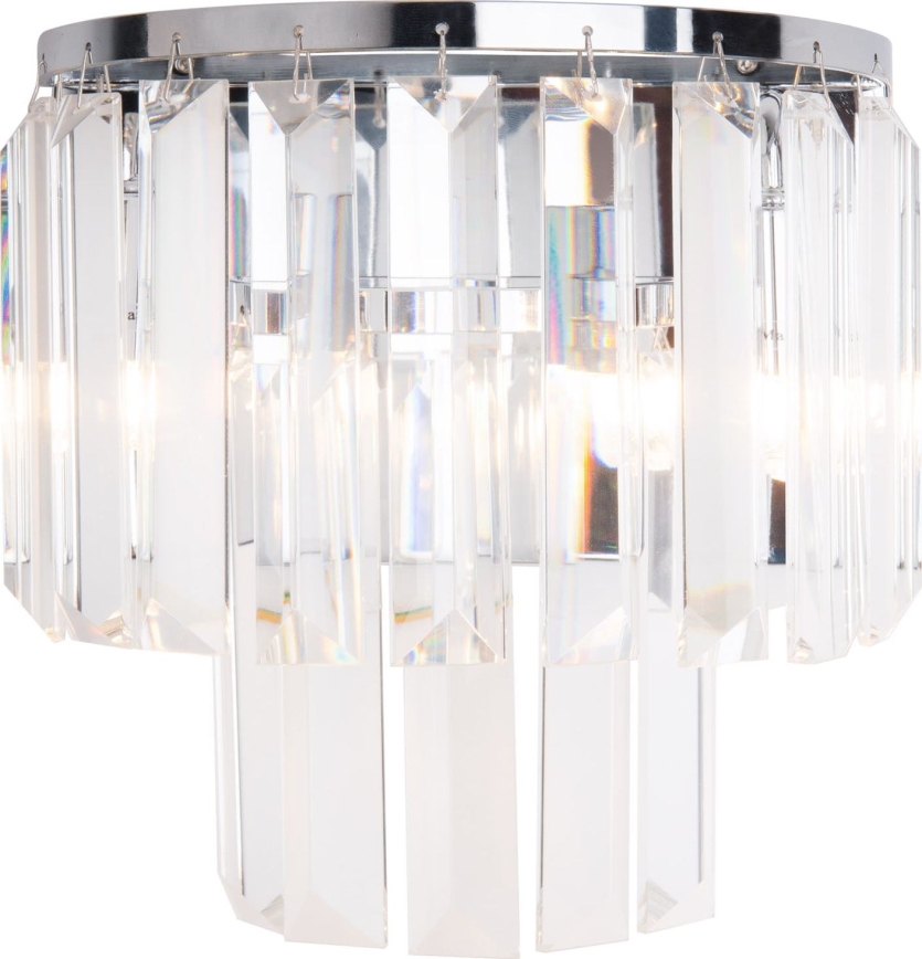 MAXLIGHT W0209 - Stenska svetilka MONACO 2xG9/40W/230V sijajni krom