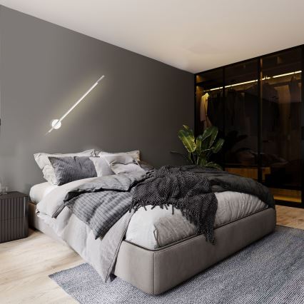 MAXLIGHT W0212 - LED Zunanja stenska svetilka PAJEK LED/8,4W/230V IP44 bela