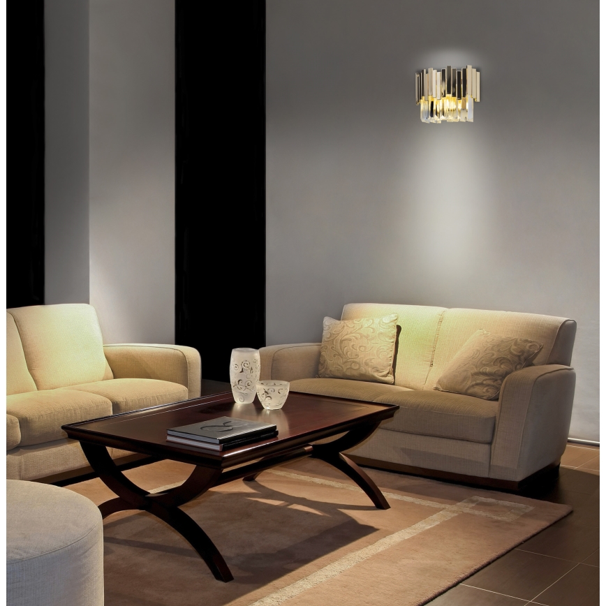 MAXLIGHT W0251 - Stenska svetilka TREND 3xG9/40W/230V zlata