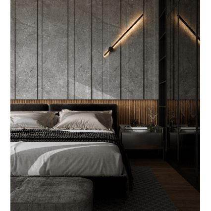 MAXLIGHT W0267 - LED Zunanja stenska svetilka PAJEK LED/8,4W/230V IP44 črna