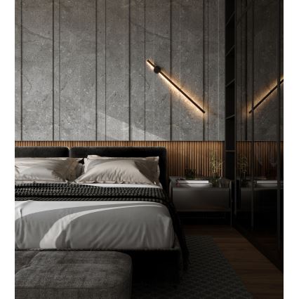MAXLIGHT W0267 - LED Zunanja stenska svetilka PAJEK LED/8,4W/230V IP44 črna