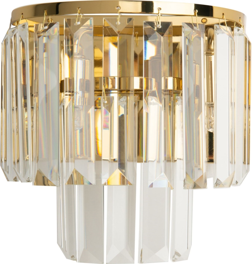 MAXLIGHT W0288 - Stenska svetilka MONACO 2xG9/40W/230V zlata