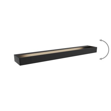 MAXLIGHT W0309 - LED Kopalniška stenska svetilka FLINK LED/18W/230V 60 cm IP44 črna