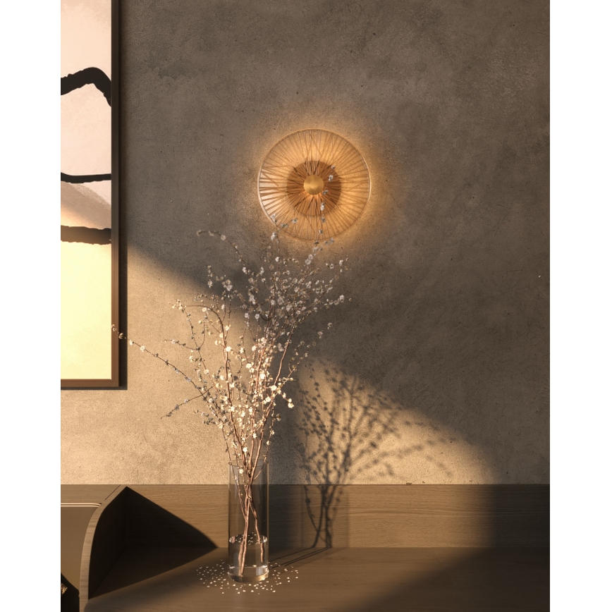 MAXLIGHT W0355 - LED Stenska svetilka ALLURE LED/5W/230V pr. 28 cm zlata