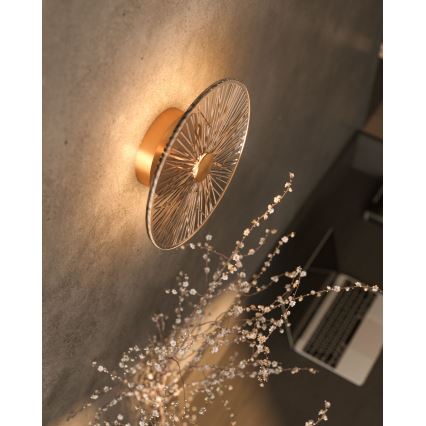 MAXLIGHT W0355 - LED Stenska svetilka ALLURE LED/5W/230V pr. 28 cm zlata